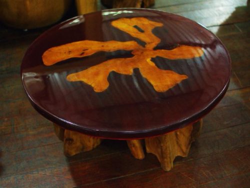 Mesa De Tronco E Raiz De Árvore-024