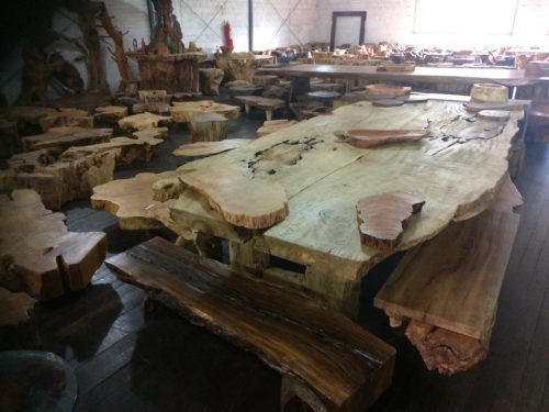 Mesa De Tronco e Raiz de Árvore-030